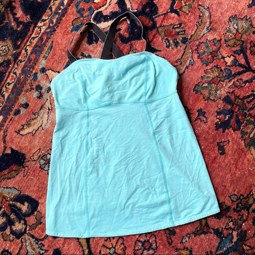 Lululemon Athletica Light Blue Tank Top